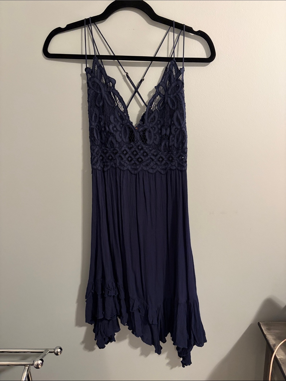 Navy Free People Dress - 15-17ptp